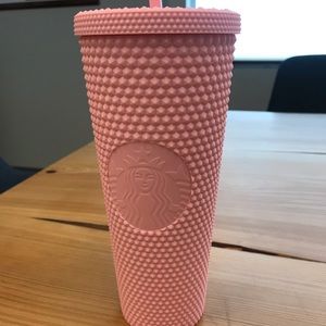 Starbucks Matte Pink Studded Cup